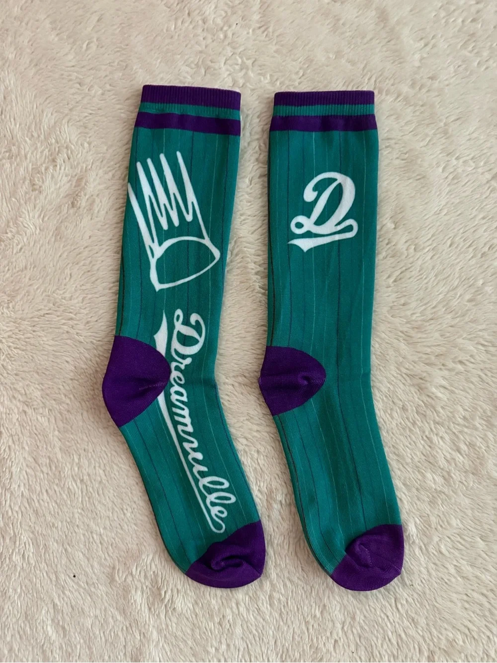 Men’s Graphic Socks, J. Cole Dreamville, 2 Pair For 1 Price, Fits 9-13, NWT